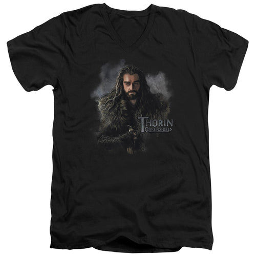 The Hobbit Thorin Oakenshield Portrait V-Neck T-Shirt