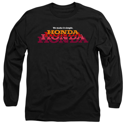 Honda Make It Simple Logo Long Sleeve T-Shirt