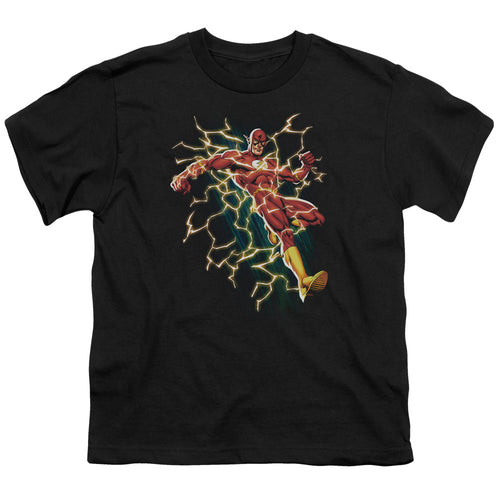 Justice League Flash Symbol Knockout Youth/Toddler T-Shirt
