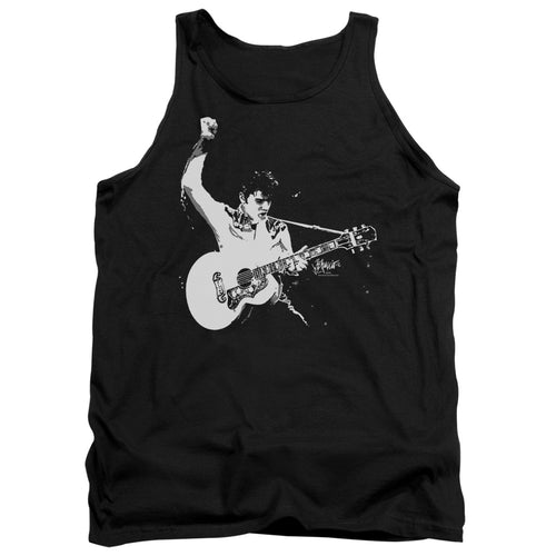 Elvis Presley Black&White Guitarman Tank Top