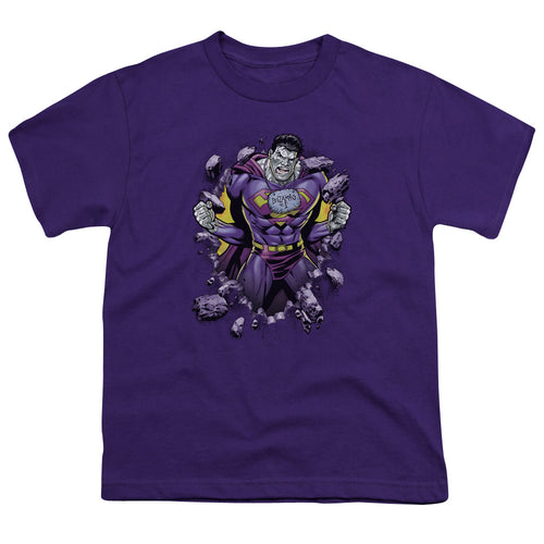 Superman Bizzaro Breakthrough Purple Youth/Toddler T-Shirt