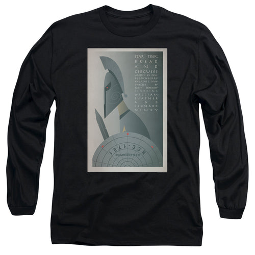 Star Trek Juan Ortiz Bread and Circuses Black Long Sleeve T-Shirt