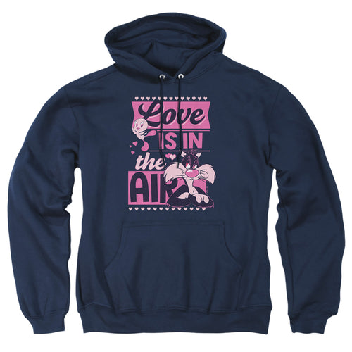 Looney Tunes Valentine'S Day Tweety Sylvester Love In The Air Pullover Hoodie