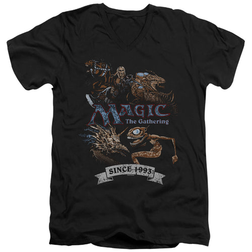 Magic the Gathering Four Pack Retro V-Neck T-Shirt