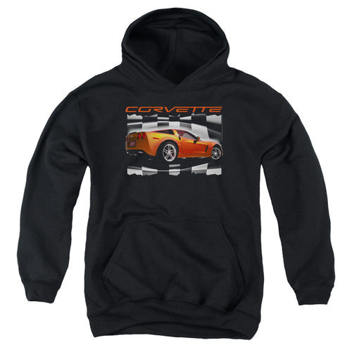 Chevy Orange Z06 Vette Youth Hoodie