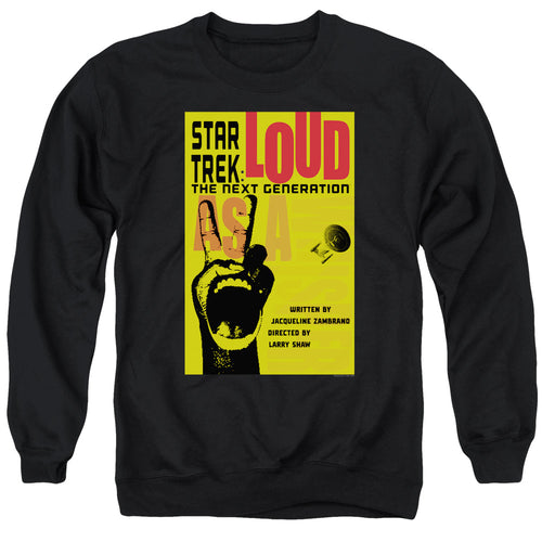 Star Trek Loud as a Whisper Black Crewneck Sweatshirt
