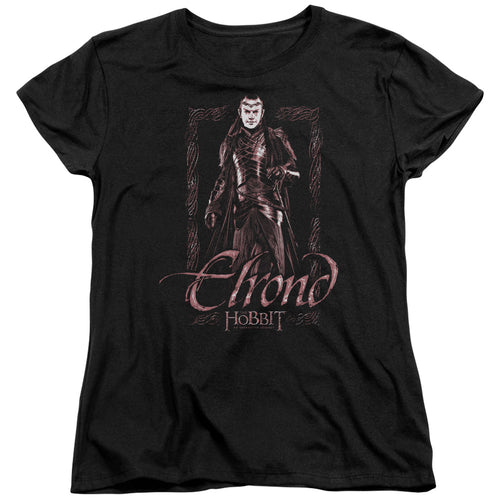 The Hobbit Elrond Stare Womens T-Shirt