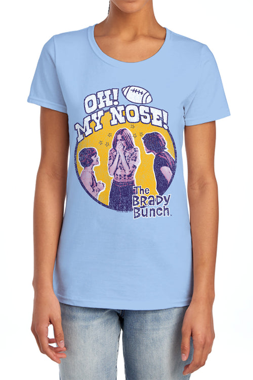 The Brady Bunch My Nose Womens T-Shirt