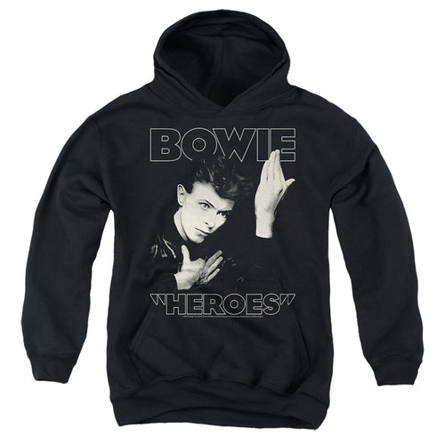 David Bowie Heroes Cover Youth Hoodie