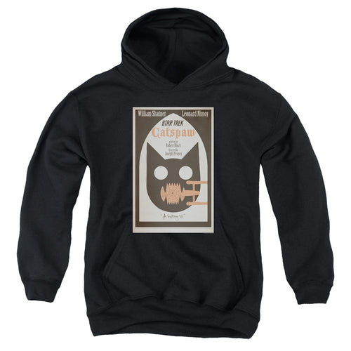 Star Trek Juan Ortiz Catspaw Black Youth Hoodie