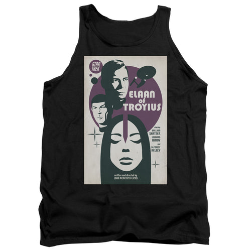 Star Trek Juan Ortiz Elaan of Troyius Black Tank Top