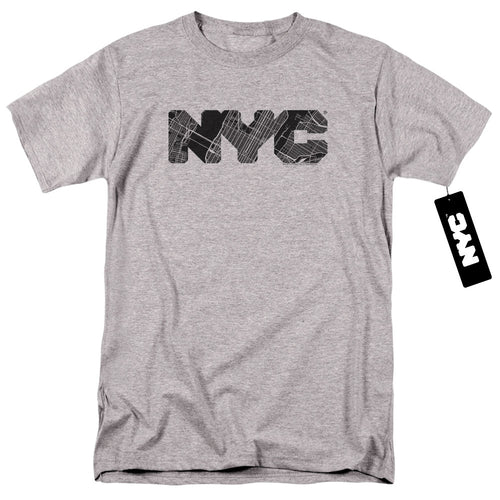 New York City Map Fill T-Shirt