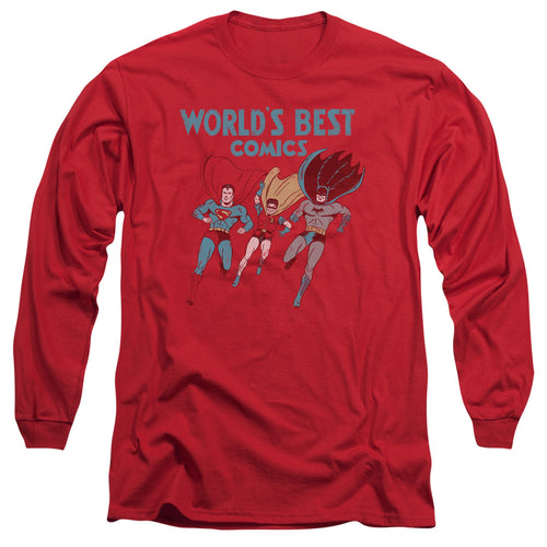 Justice League Worlds Best Long Sleeve T-Shirt
