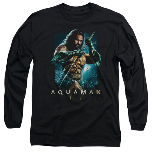 Aquaman Trident Long Sleeve T-Shirt