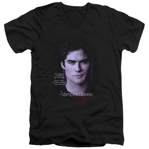 The Vampire Diaries Messenger V-Neck T-Shirt