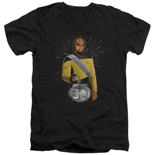 Star Trek Worf 30 V-Neck T-Shirt
