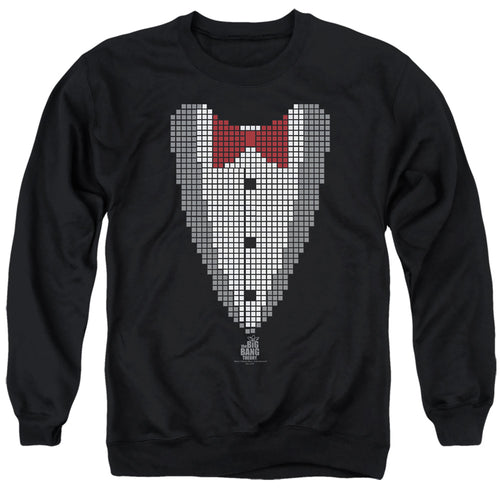 Big Bang Theory Pixelated Tux Crewneck Sweatshirt