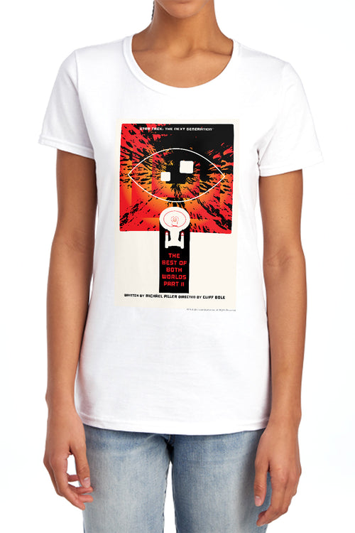 Star Trek The Best of Both Worlds Part II Womens T-Shirt