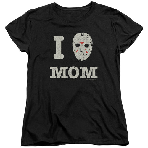 Friday the 13th Mommas Boy Womens T-Shirt
