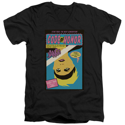 Star Trek Code of Honor Black V-Neck T-Shirt