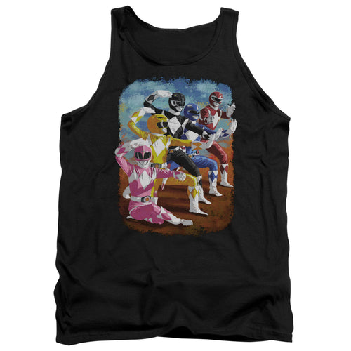 Mighty Morphin Power Rangers Impressionist Rangers Tank Top