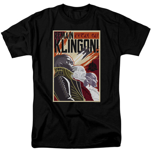 Star Trek Discovery Remain Klingon Poster T-Shirt