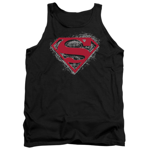 Superman Hardcore Noir Shield Tank Top