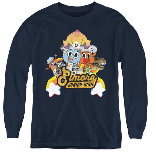 The Amazing World of Gumball Elmore Junior High Youth Long Sleeve T-Shirt