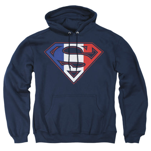 Superman French Shield Pullover Hoodie