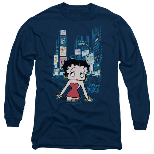 Betty Boop Square Long Sleeve T-Shirt