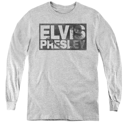 Elvis Presley Block Letters Youth Long Sleeve T-Shirt