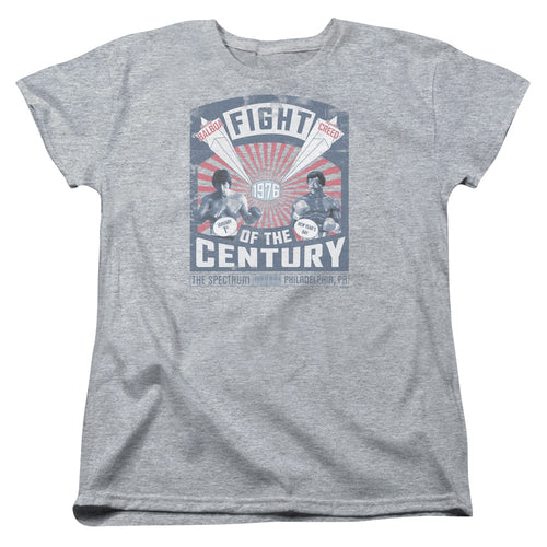 Rocky Balboa Creed Fight Poster Womens T-Shirt