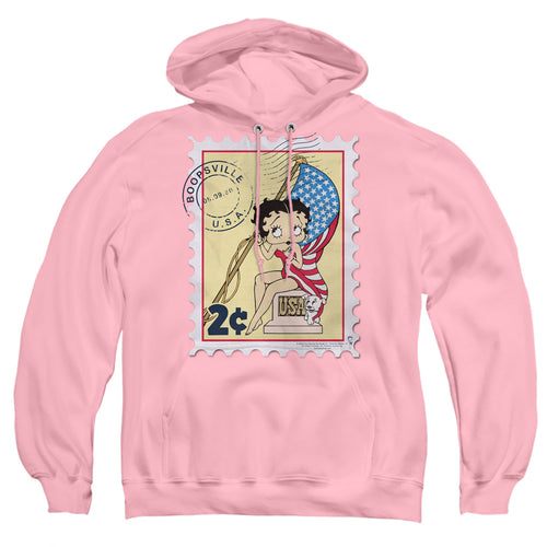 Betty Boop Vintage Stamp Pullover Hoodie