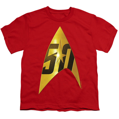 Star Trek 50th Anniversary Delta Red Youth/Toddler T-Shirt