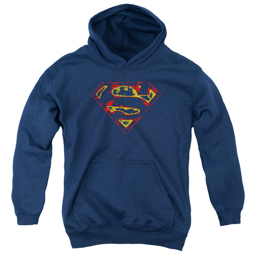 Superman Super Distressed Youth Hoodie
