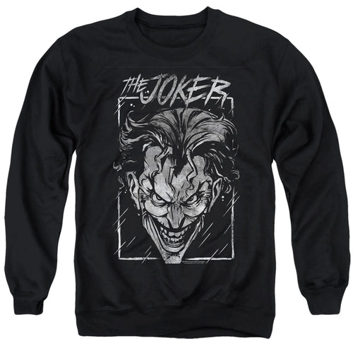 The Batman Joker Storm on Black Crewneck Sweatshirt