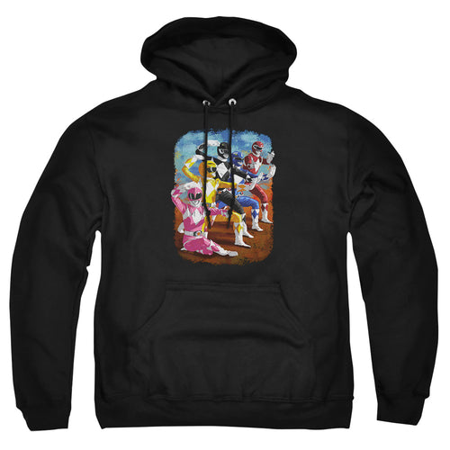 Mighty Morphin Power Rangers Impressionist Rangers Pullover Hoodie