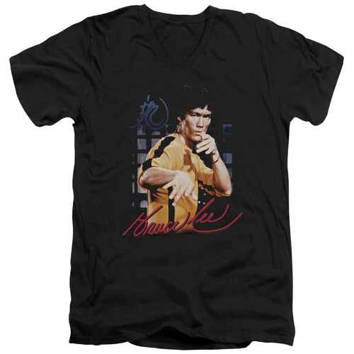 Bruce Lee Yellow Jumpsuit V-Neck T-Shirt