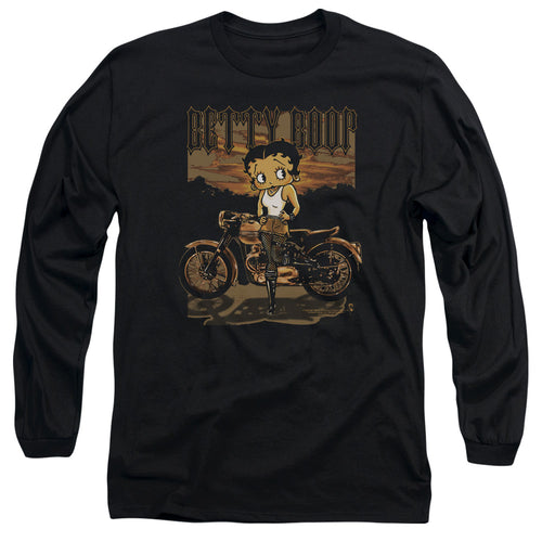 Betty Boop Rebel Rider Long Sleeve T-Shirt