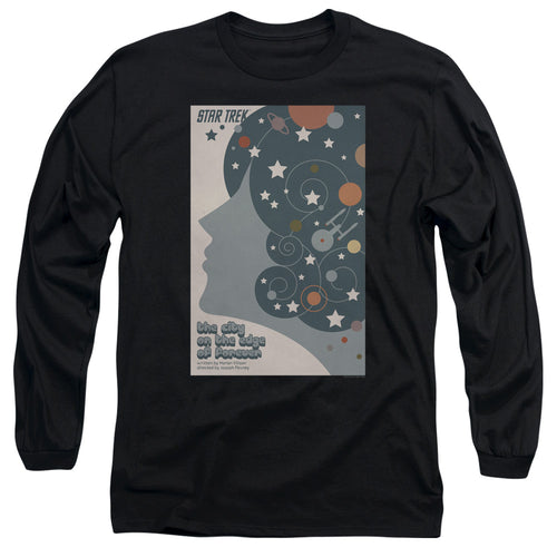 Star Trek Juan Ortiz The City on the Edge of Forever Black Long Sleeve T-Shirt