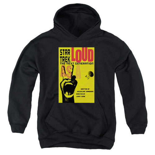 Star Trek Loud as a Whisper Black Youth Hoodie