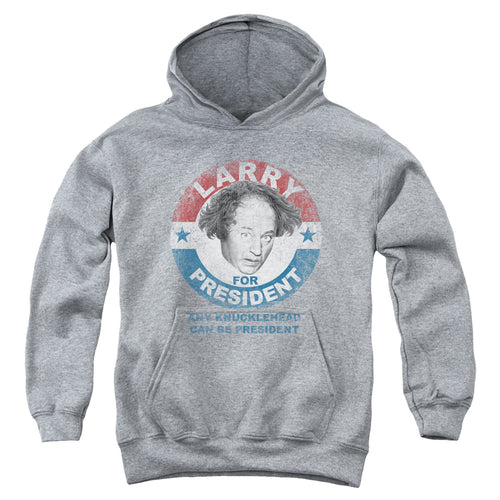 The Three Stooges Larry for President Youth Hoodie