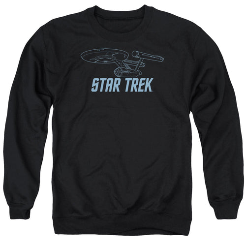 Star Trek Enterprise Outline Crewneck Sweatshirt