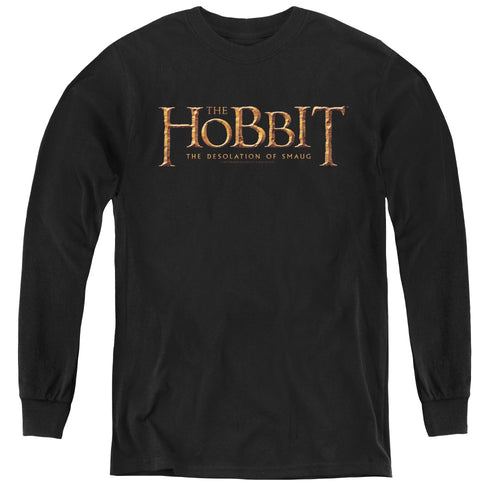 The Hobbit Desolation of Smaug Logo Youth Long Sleeve T-Shirt