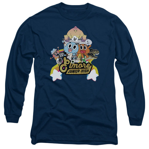 The Amazing World of Gumball Elmore Junior High Long Sleeve T-Shirt