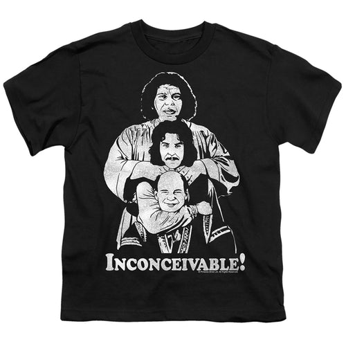 The Princess Bride Inconceivable Trio Black Youth/Toddler T-Shirt