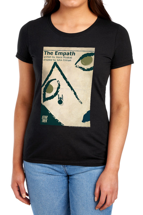 Star Trek Juan Ortiz The Empath Black Womens T-Shirt