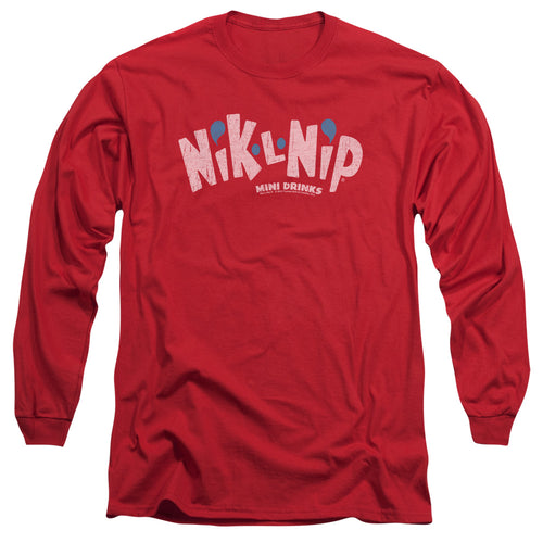 Dubble Bubble Nik-L-Nip Distressed Logo Long Sleeve T-Shirt