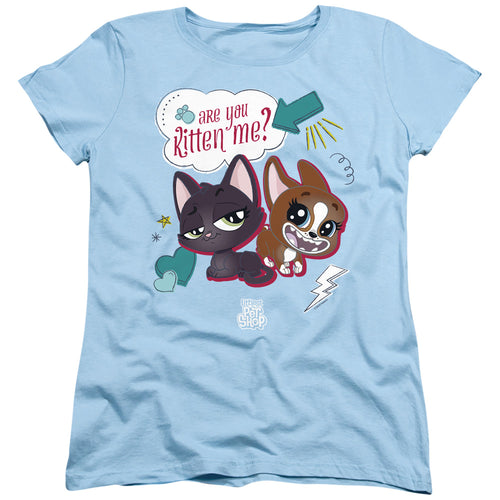The Littlest Pet Shop Are You Kitten Me Womens T-Shirt