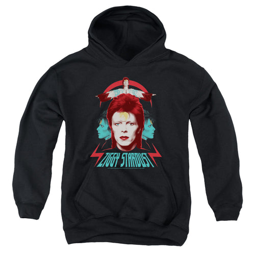 David Bowie Ziggy Heads Youth Hoodie